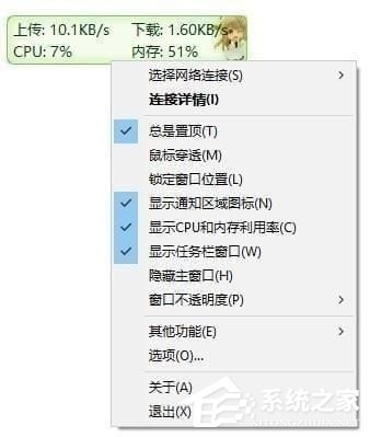 TrafficMonitor(网速监控悬浮窗软件) V1.75 绿色版