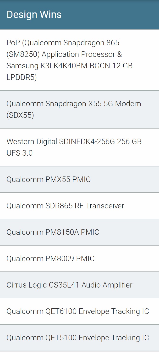 外媒拆解小米10 12GB+256GB版