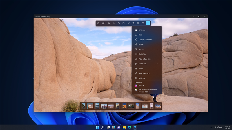 Windows11重新设计的照片应用
