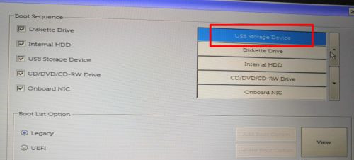 dell bios设置u盘启动