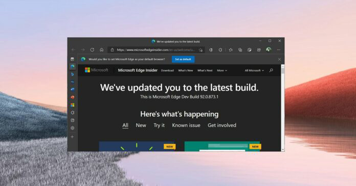 微软Edge浏览器整合Office