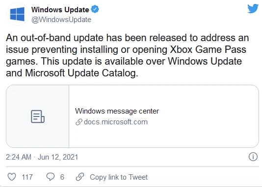 Windows 10发布KB5004327计划外更新