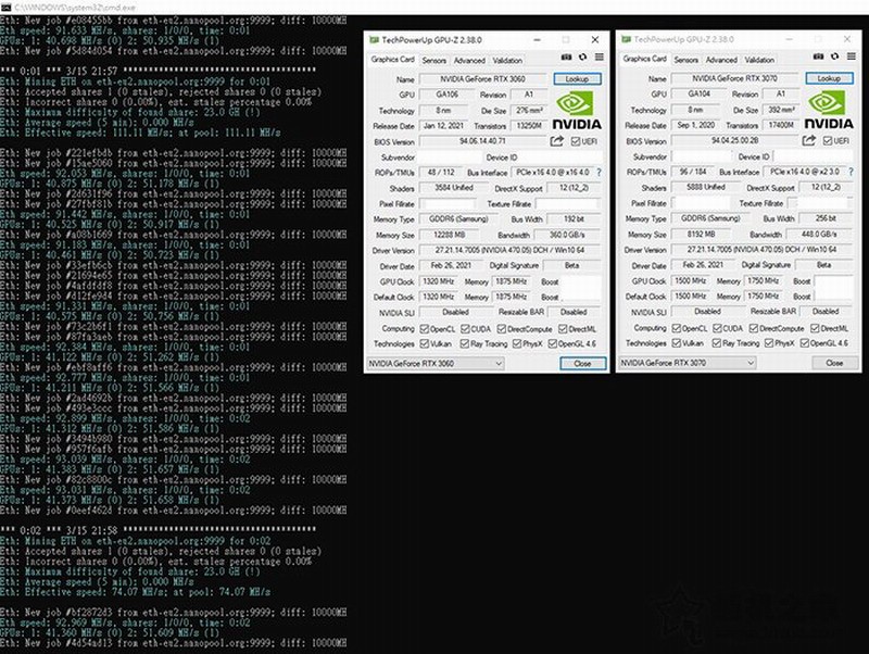 英伟达470.05驱动可解除RTX3060挖矿限