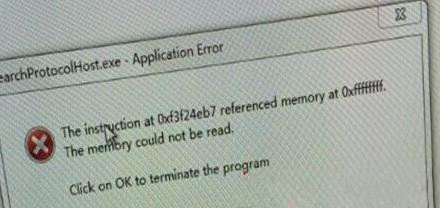 频繁弹出SearchProtocolHost.exe提示
