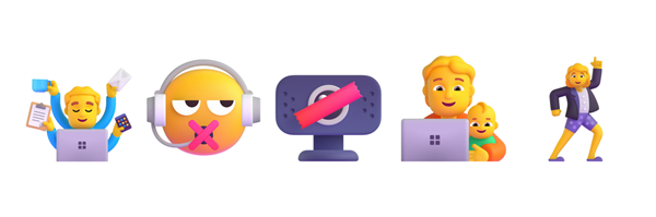 微软发布全新3D Emoji表情系统