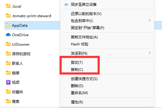 appdata文件夹可以移到d盘吗