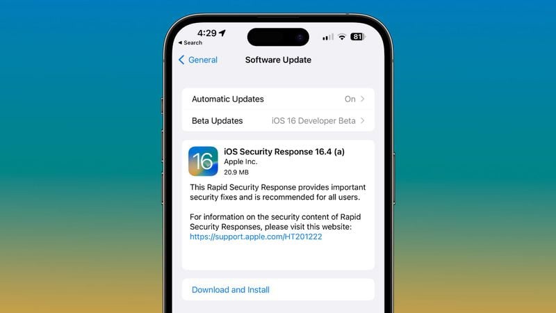 苹果 iOS 16.4 Beta 3 代码出现快速安