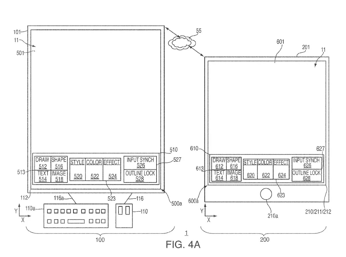 苹果 iPad 平板新专利：可和他人同步协作绘画